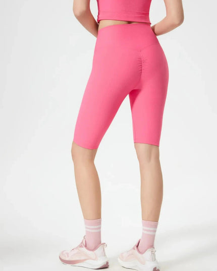 Millennia High Waist Active Shorts - Trendsi