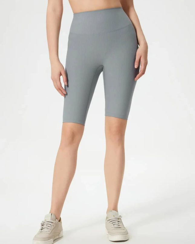 Millennia High Waist Active Shorts - Trendsi
