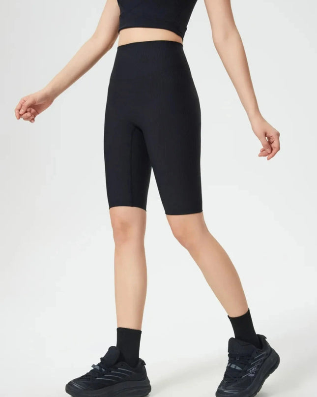 Millennia High Waist Active Shorts - Trendsi