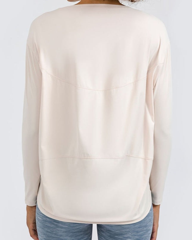 Millennia Loose Fit Active Top - Trendsi