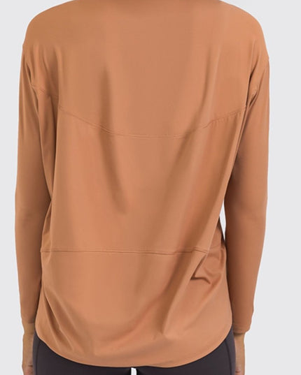 Millennia Loose Fit Active Top - Trendsi