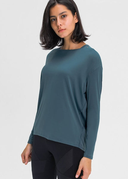 Millennia Loose Fit Active Top - Trendsi