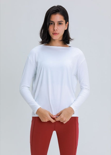 Millennia Loose Fit Active Top - Trendsi