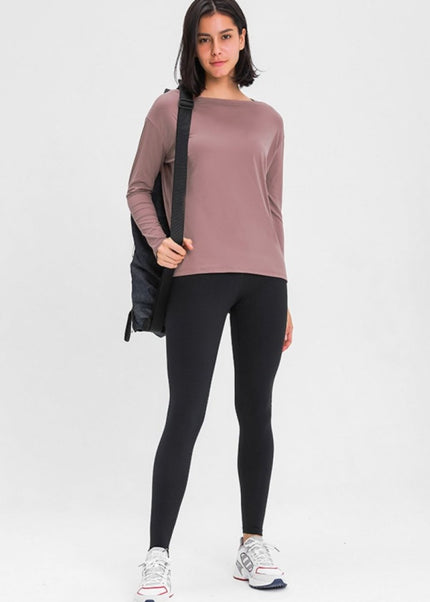 Millennia Loose Fit Active Top - Trendsi