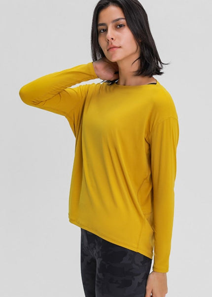 Millennia Loose Fit Active Top - Trendsi