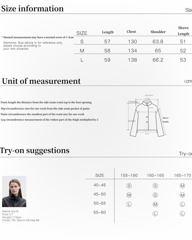 “Mint Glacier” Reversible Shearling Denim Wool Jacket – Flip Collar - Shearling Coat - Firelady Fur