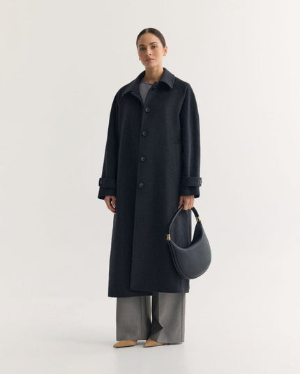 Mint Reversible Merino Wool Sheepskin Midi Coat - n/a - NOVEMBER28