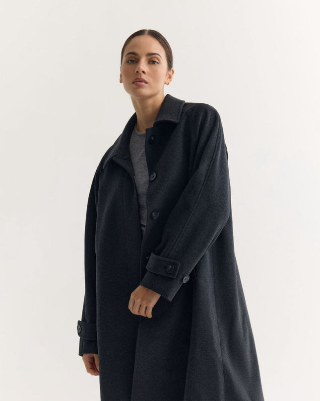 Mint Reversible Merino Wool Sheepskin Midi Coat - n/a - NOVEMBER28