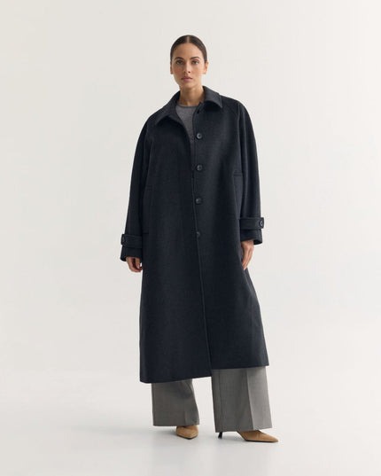 Mint Reversible Merino Wool Sheepskin Midi Coat - n/a - NOVEMBER28