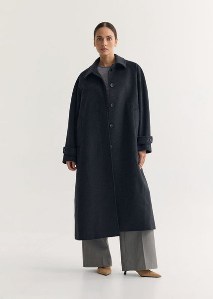 Mint Reversible Merino Wool Sheepskin Midi Coat - n/a - NOVEMBER28