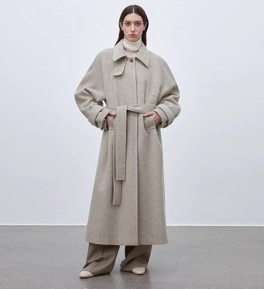 Moonlit Veil Wool Coat