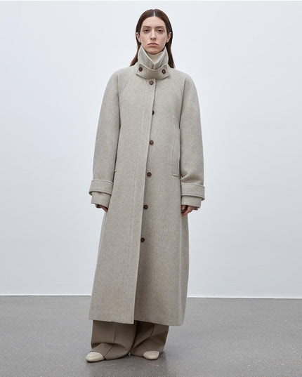 Moonlit Veil Wool Coat