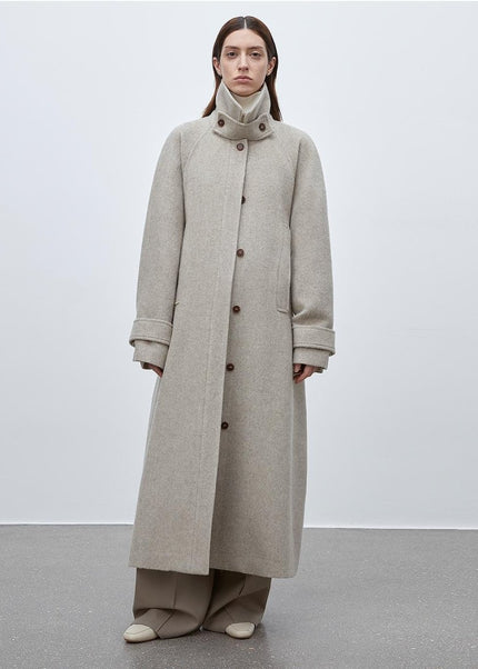 Moonlit Veil Wool Coat