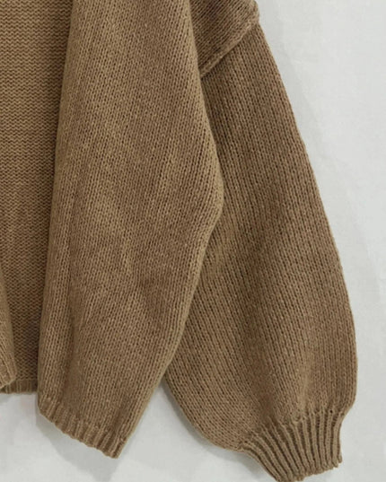 Open Front Dropped Shoulder Cardigan - Trendsi