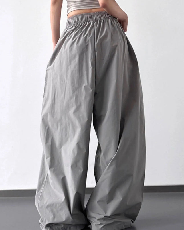 Oversized Wide Leg Pants - Trendsi