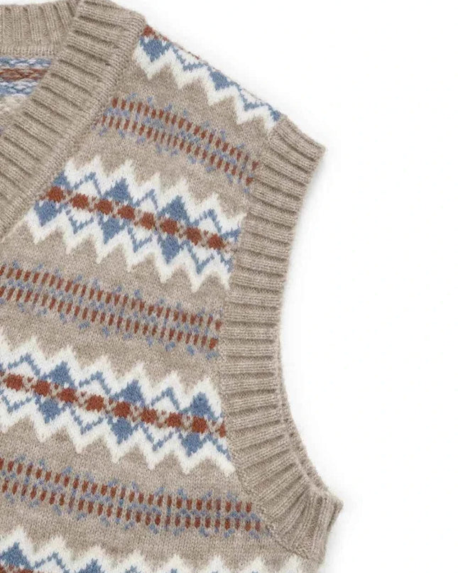 Perfee V - Neck Sweater Vest - Trendsi