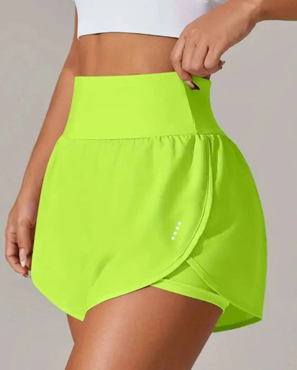 Pocketed High Waist Active Shorts - Trendsi