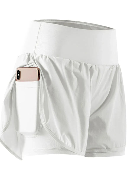 Pocketed High Waist Active Shorts - Trendsi
