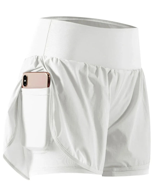 Pocketed High Waist Active Shorts - Trendsi