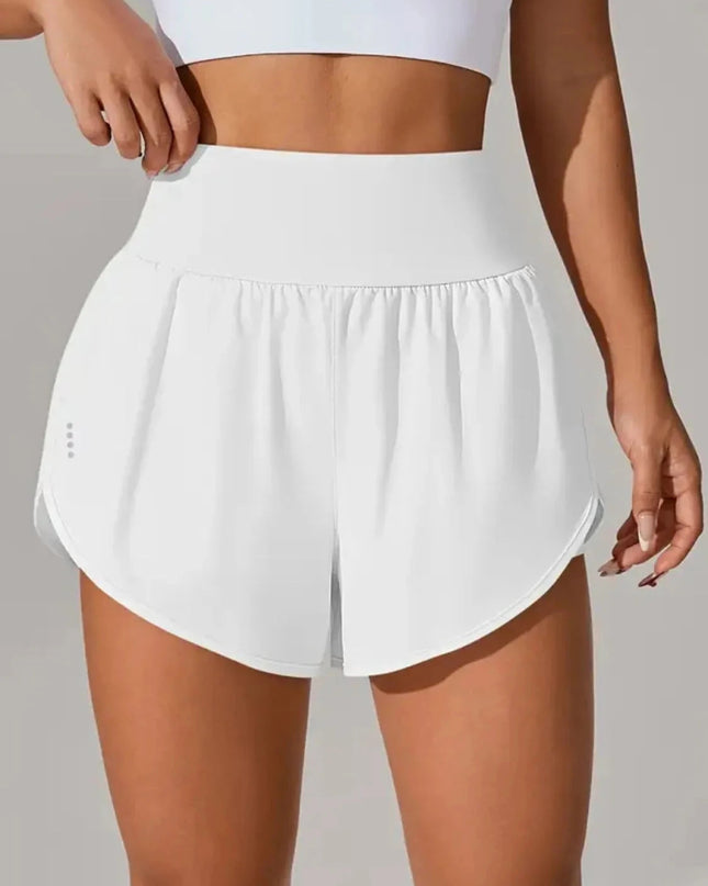 Pocketed High Waist Active Shorts - Trendsi