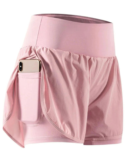Pocketed High Waist Active Shorts - Trendsi