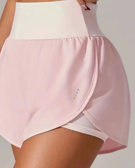 Pocketed High Waist Active Shorts - Trendsi