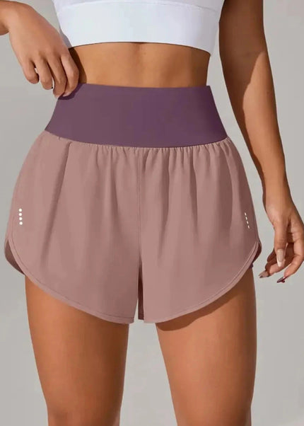 Pocketed High Waist Active Shorts - Trendsi