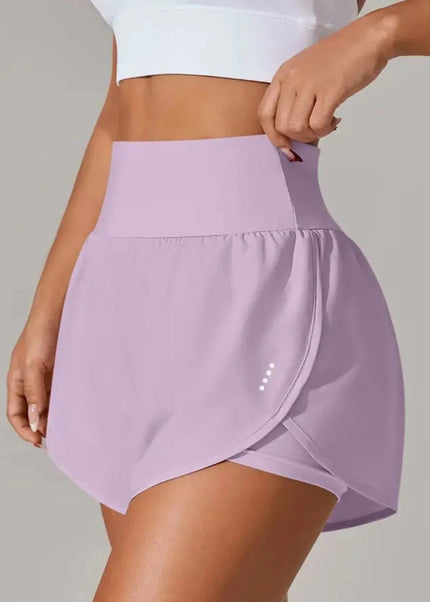 Pocketed High Waist Active Shorts - Trendsi