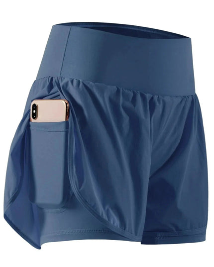 Pocketed High Waist Active Shorts - Trendsi