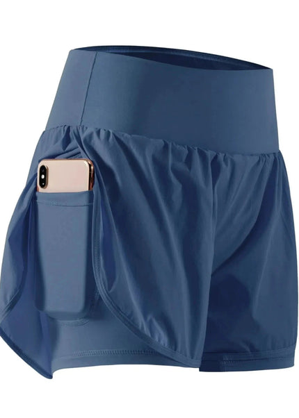 Pocketed High Waist Active Shorts - Trendsi