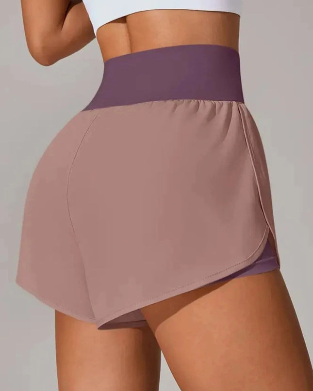 Pocketed High Waist Active Shorts - Trendsi