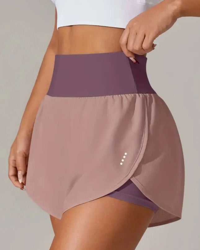 Pocketed High Waist Active Shorts - Trendsi