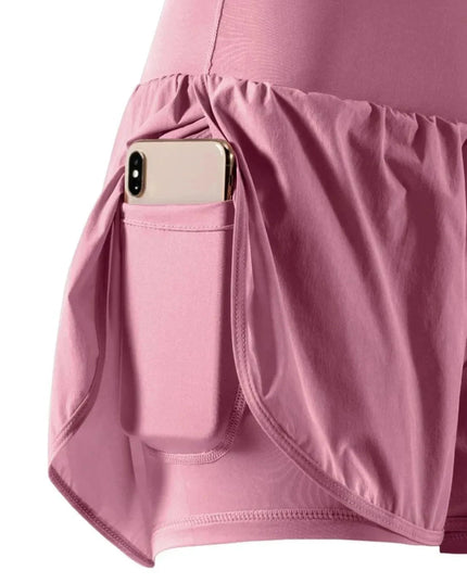 Pocketed High Waist Active Shorts - Trendsi