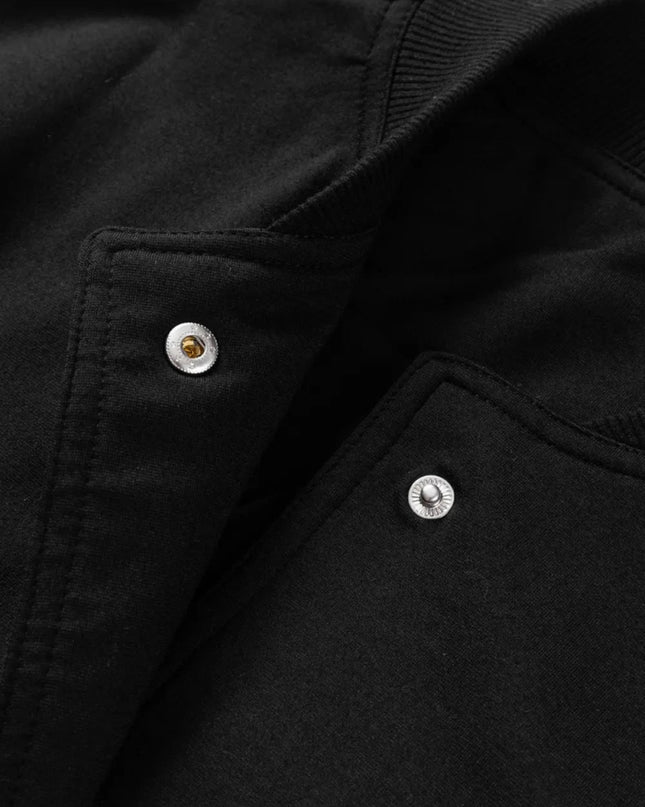 Pocketed Snap Down Long Sleeve Jacket - Trendsi