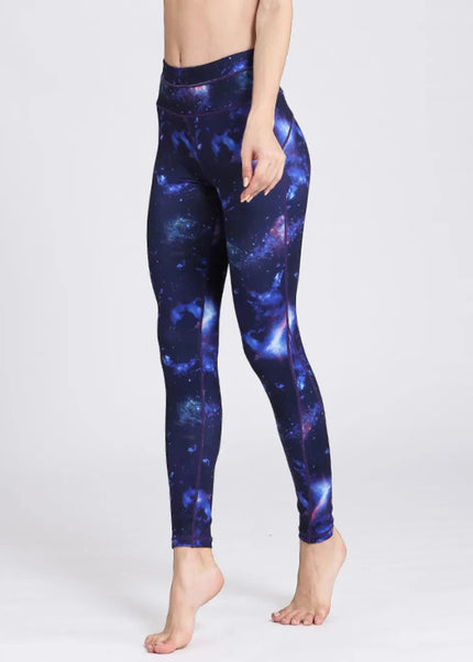 Printed Active High Waist Leggings - Trendsi