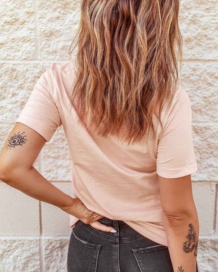 Rabbit Graphic Easter Tee Shirt - Trendsi