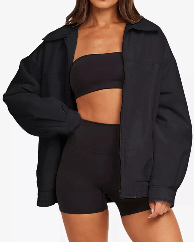 Lightweight Zip-Up Jacket