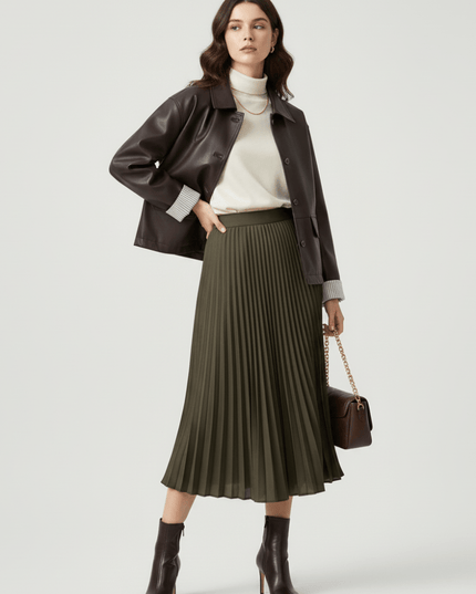 Retro PU Leather Jacket For Women, Brooklyn Heights, BYMANYC New York. - NEW ARRIVALS - BYMANYC ® New York