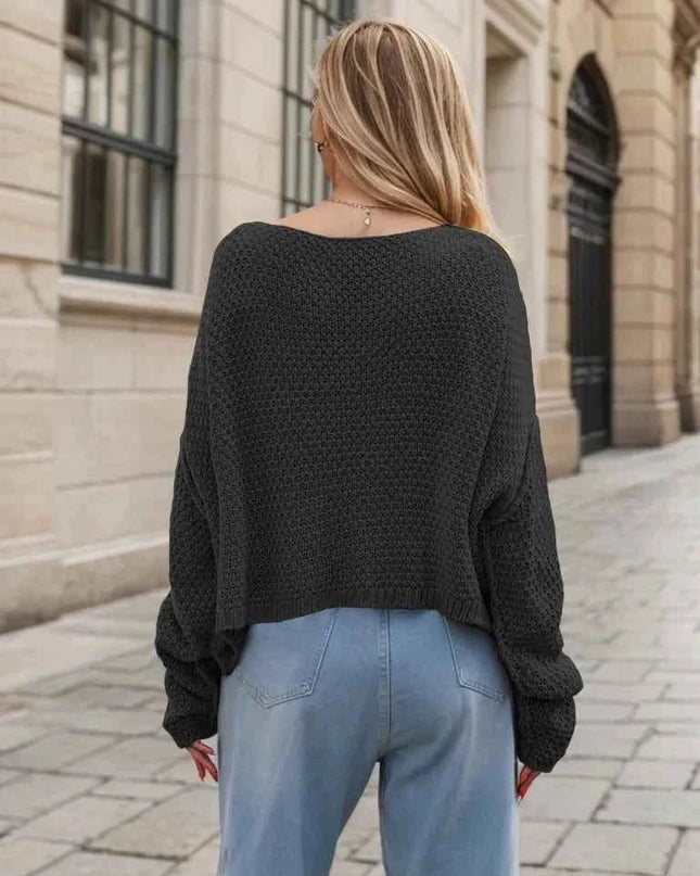 Dropped Shoulder Sweater