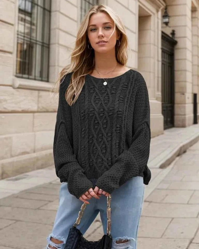 Dropped Shoulder Sweater