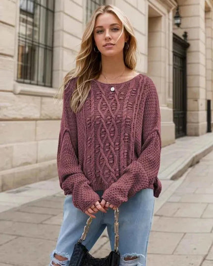 Dropped Shoulder Sweater