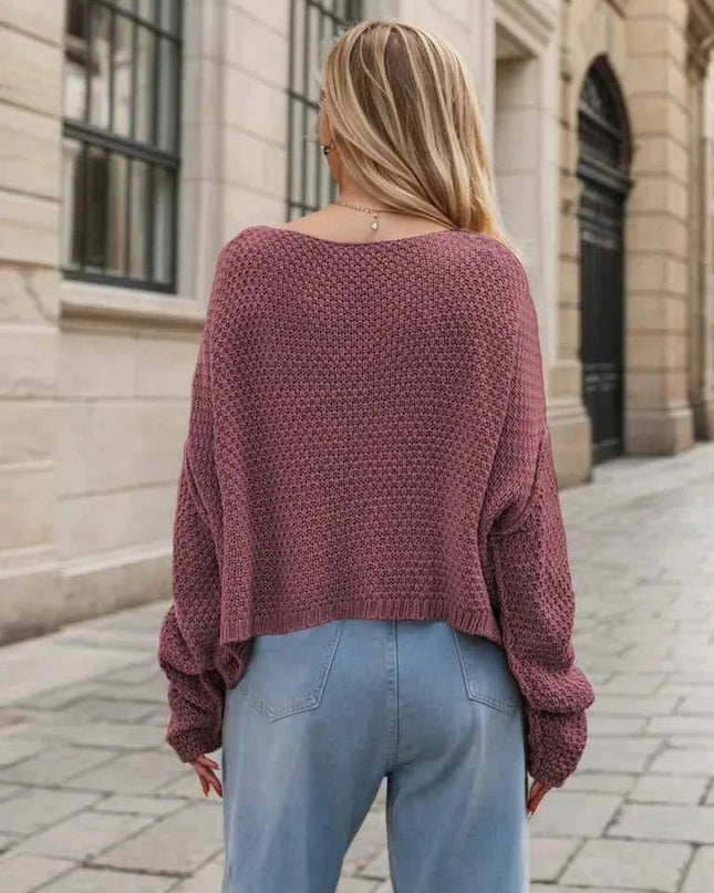 Dropped Shoulder Sweater