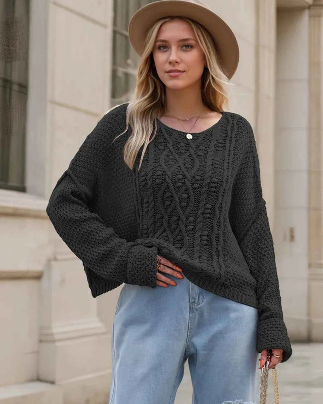 Dropped Shoulder Sweater