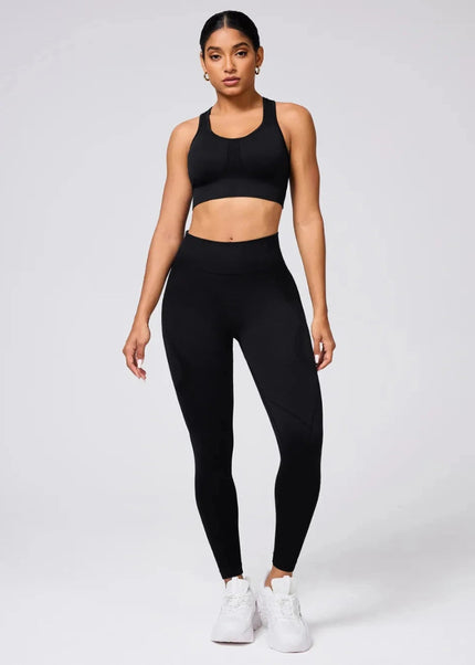 Round Neck Wide Strap Tank and Leggings Active Set - Trendsi