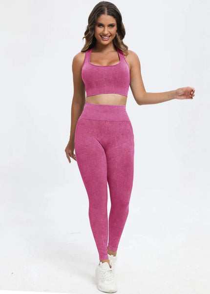 Scoop Neck Wide Strap Top and Pants Active Set - Trendsi