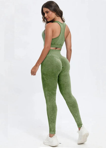 Scoop Neck Wide Strap Top and Pants Active Set - Trendsi