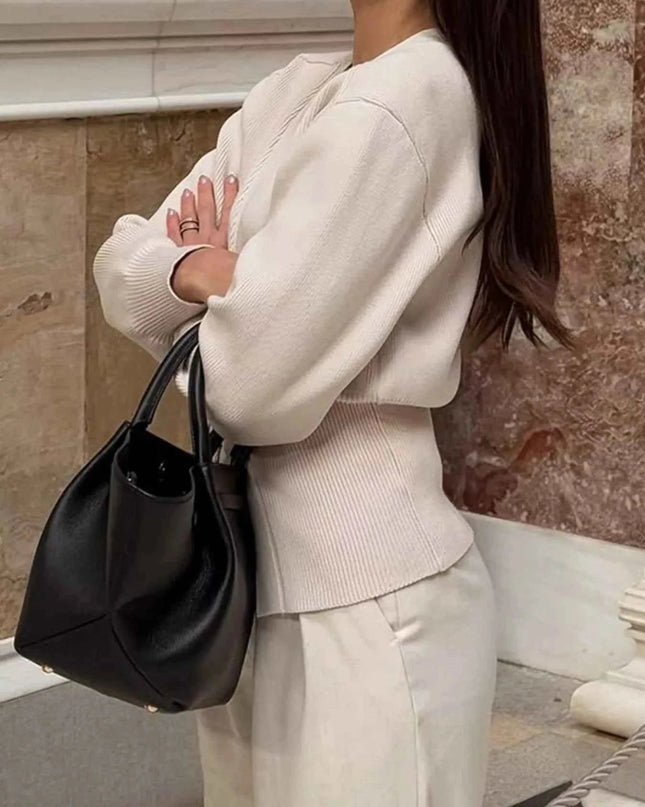 Single - Button Knit Cardigan - Trendsi