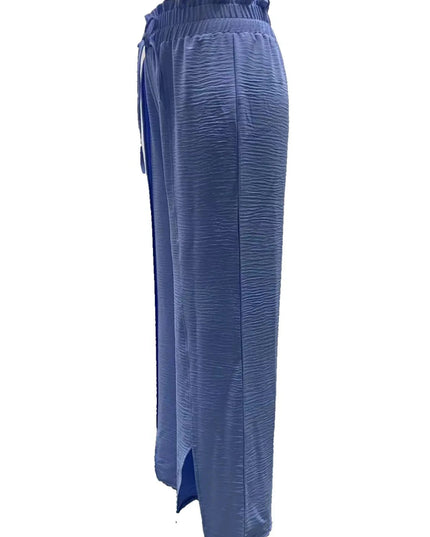 Slit Wide Leg Pants - Trendsi