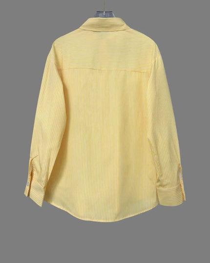 Striped Button - Down Shirt for Effortless Style and Comfort - Trendsi