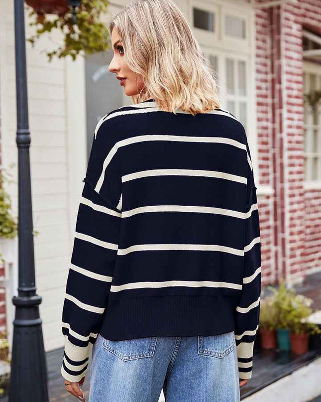 Striped Knit Top